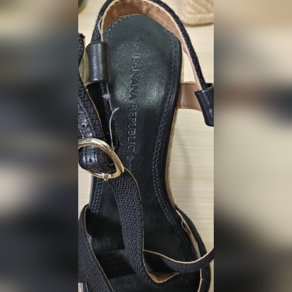 Banana Republic Wedged Heel Espadrilles  Size 6.5  New Condition - Picture 6 of 7